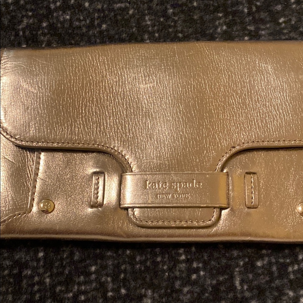 Kate spade wallet color Gold